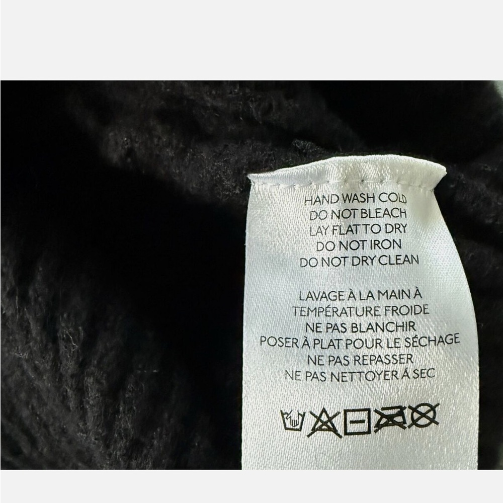 Daily Practice Sweater Dress | Tunic, Mock Neck, Long Sleeve Black Ivory Size M - Picture 10 of 11